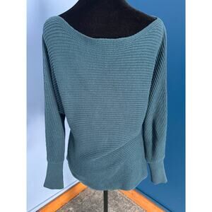 Boston Proper Women’s XS Ribbed Knit Sweater Boat Neck Long Sleeve Top